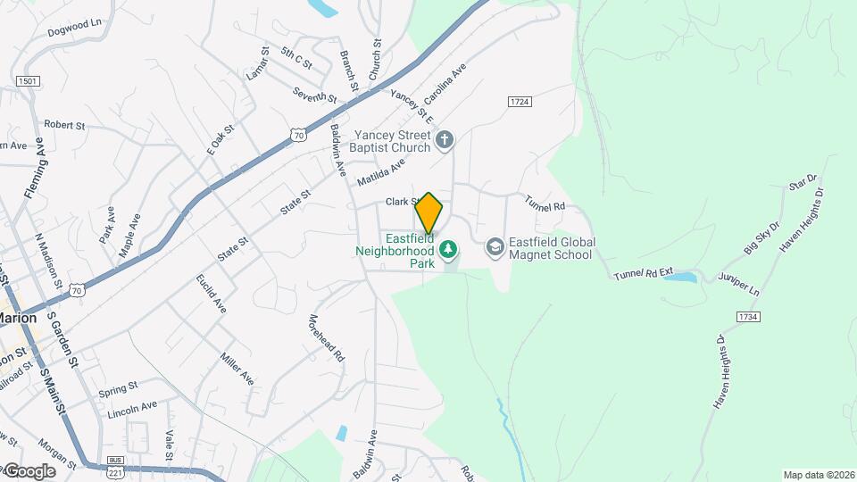 556 E Yancey St Mapa y Detalles de la Ubicación