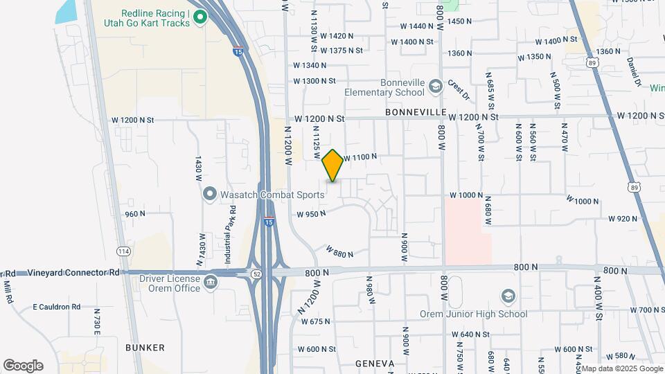 1055 W 1033 N St Map and Location Details