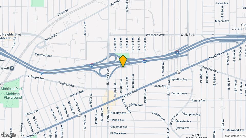 3167 W 115th St Map and Location Details