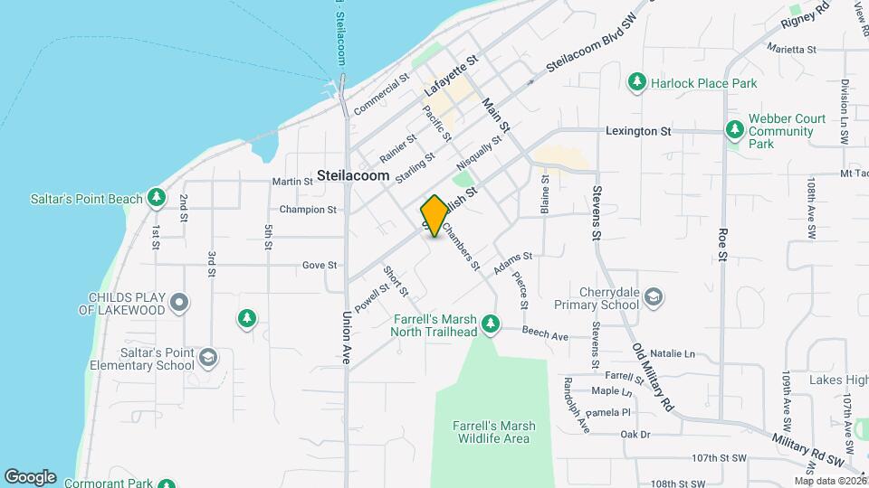 609 Frederick St Map and Location Details