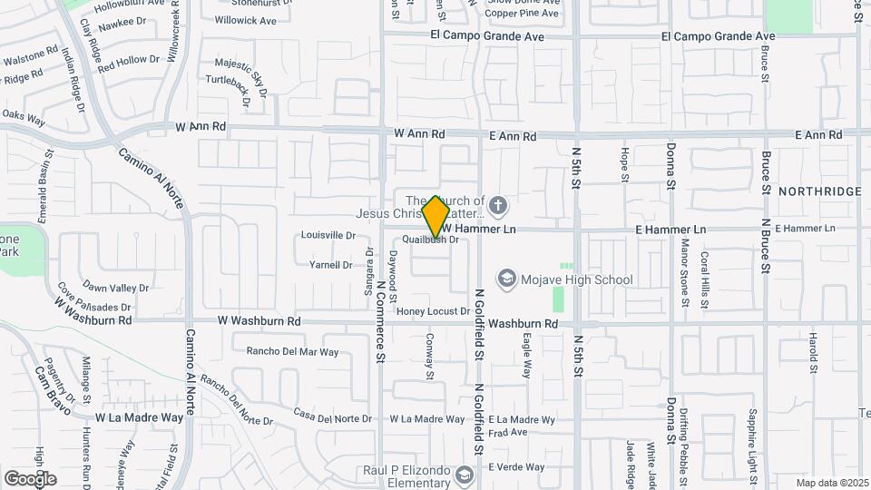 115 Quailbush Dr Map and Location Details