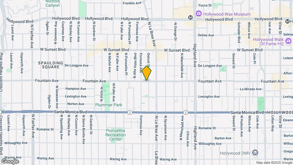 1257 N Detroit St Map and Location Details