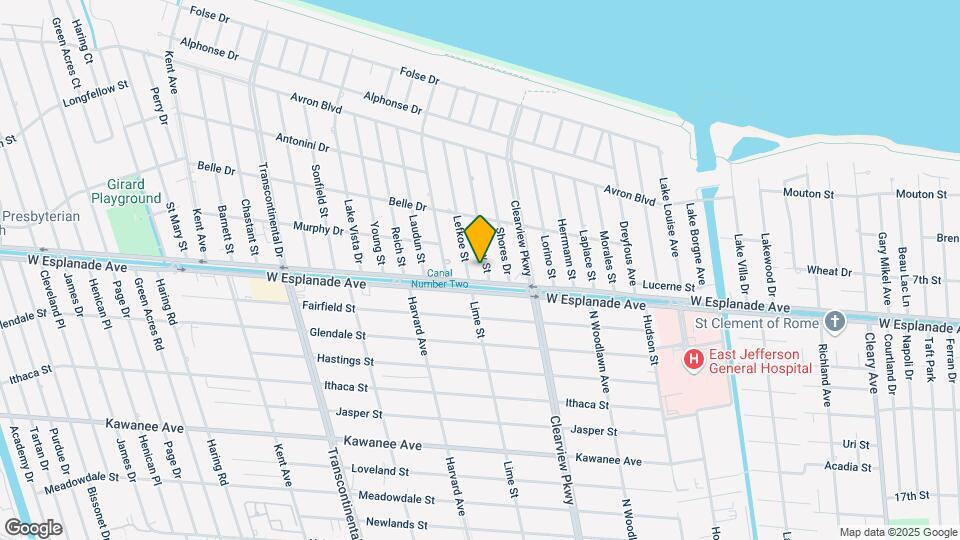 4408 Tabony St Map and Location Details