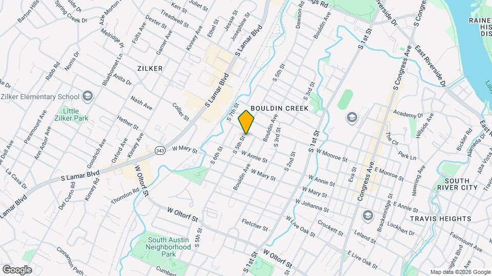 1705 S 5th St Map and Location Details