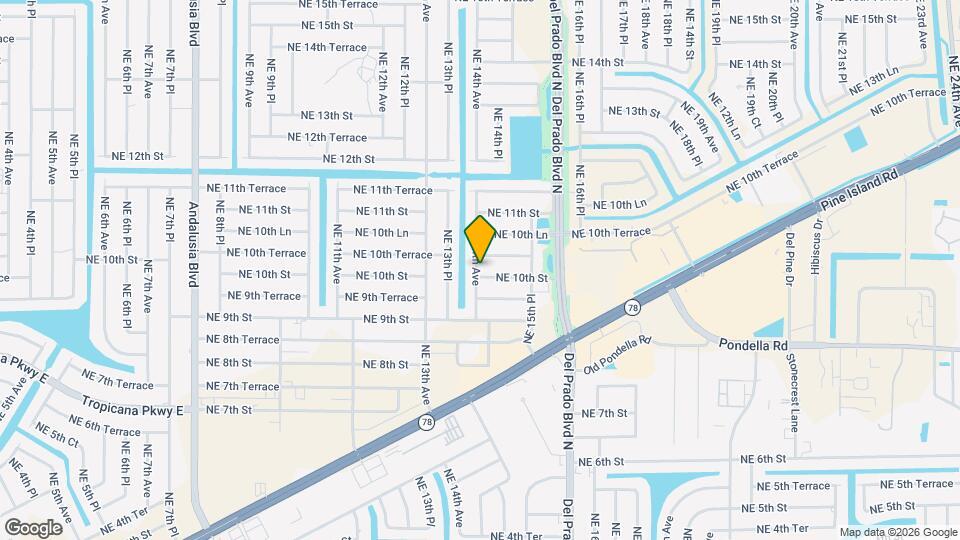 1401 NE 10th St Map and Location Details