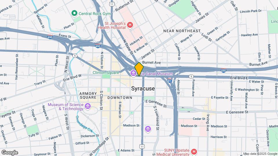 323 E Water St Map and Location Details