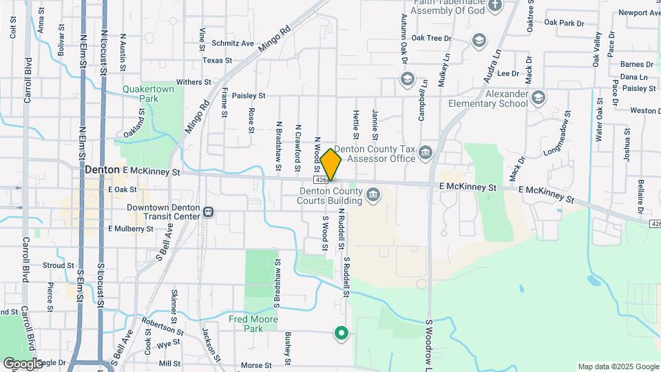 212 N Wood St Map and Location Details