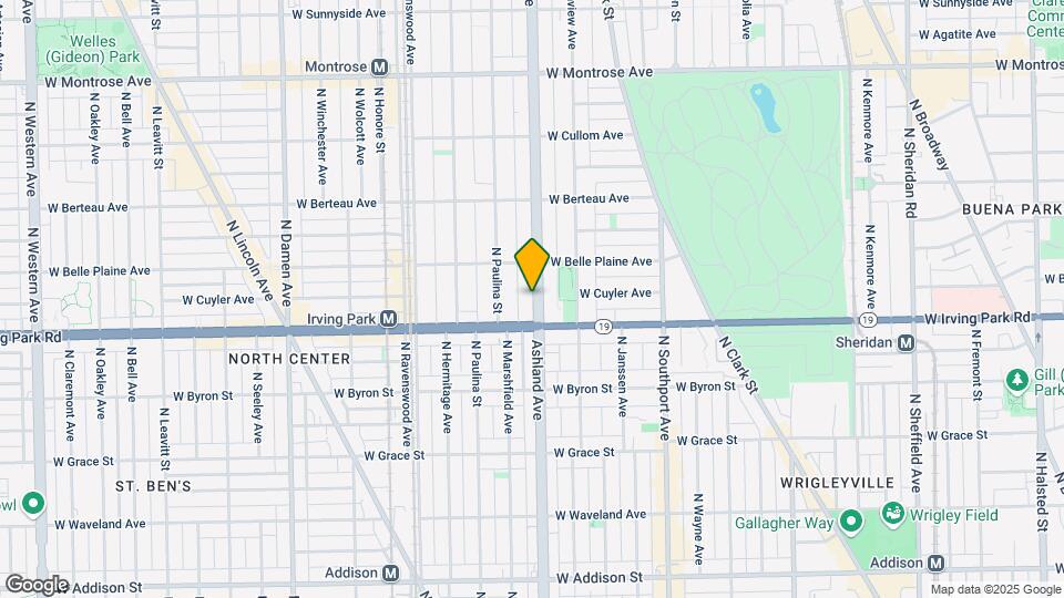 4040 N Ashland Ave, Unit M01B Map and Location Details