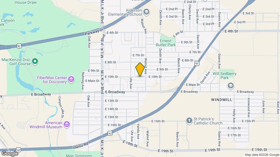 2204 E 10th St Map and Location Details