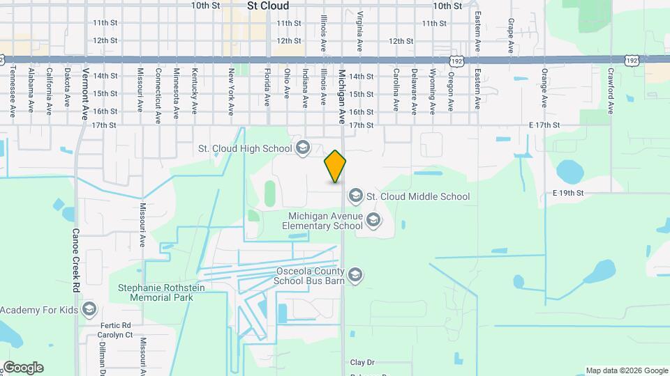 742 Michigan Ct Map and Location Details