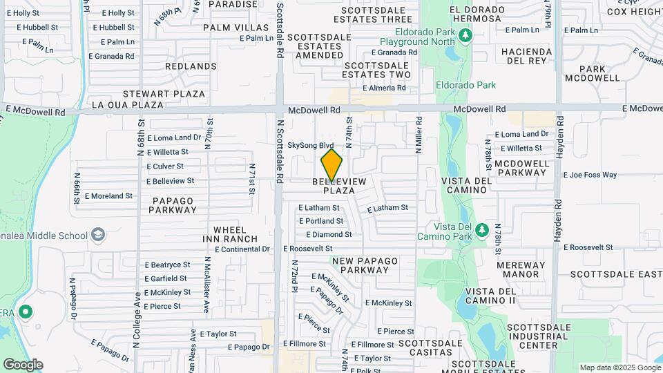 Bella Villas Apartments Map and Location Details