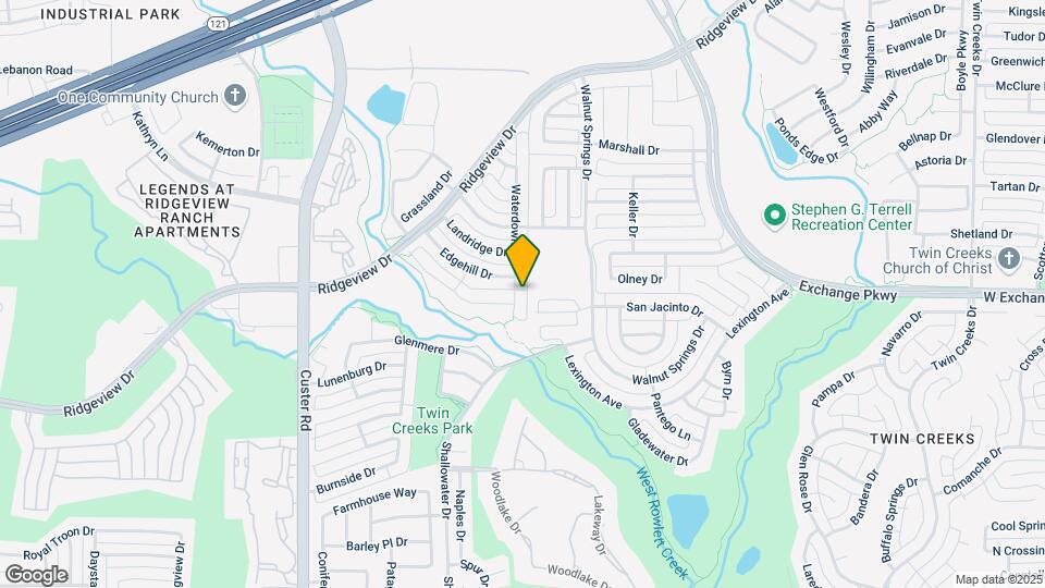 1212 Waterdown Dr Map and Location Details