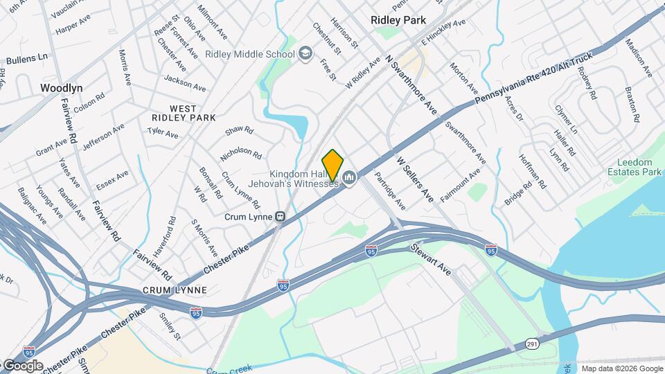 221 W Chester Pike Map and Location Details