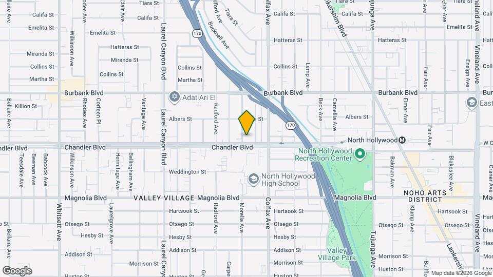 5408 Morella Ave Map and Location Details