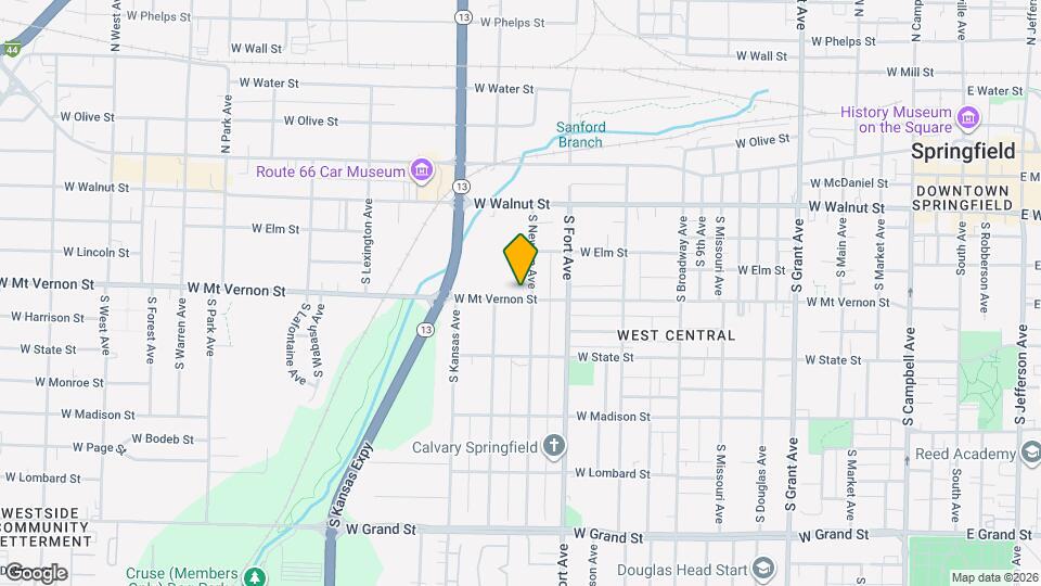 1411 W Mt Vernon St Map and Location Details