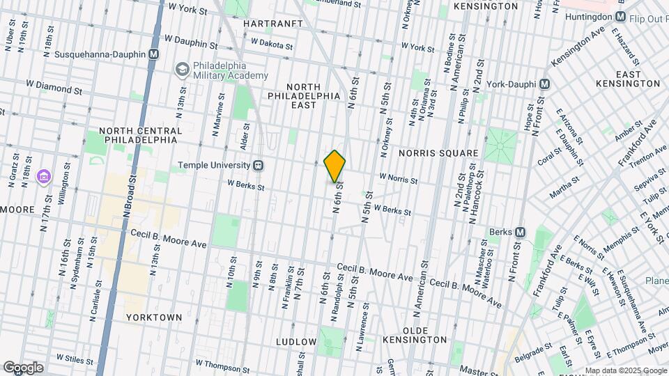 1924 N 6th St, Unit 3 Map and Location Details