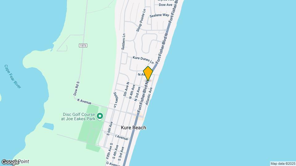 314 Fort Fisher Blvd N Map and Location Details