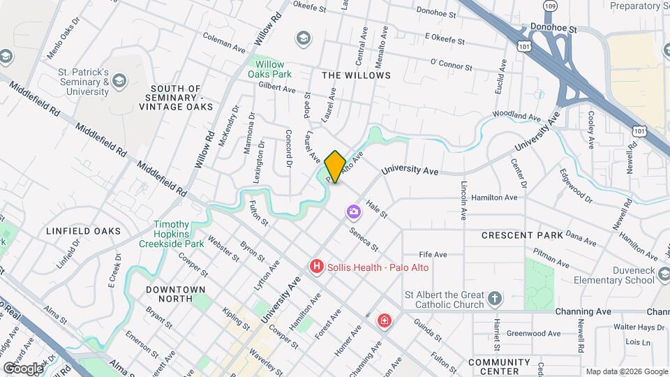 970 Palo Alto Ave Mapa y Detalles de la Ubicación