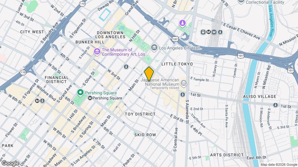 200 S Los Angeles St Map and Location Details