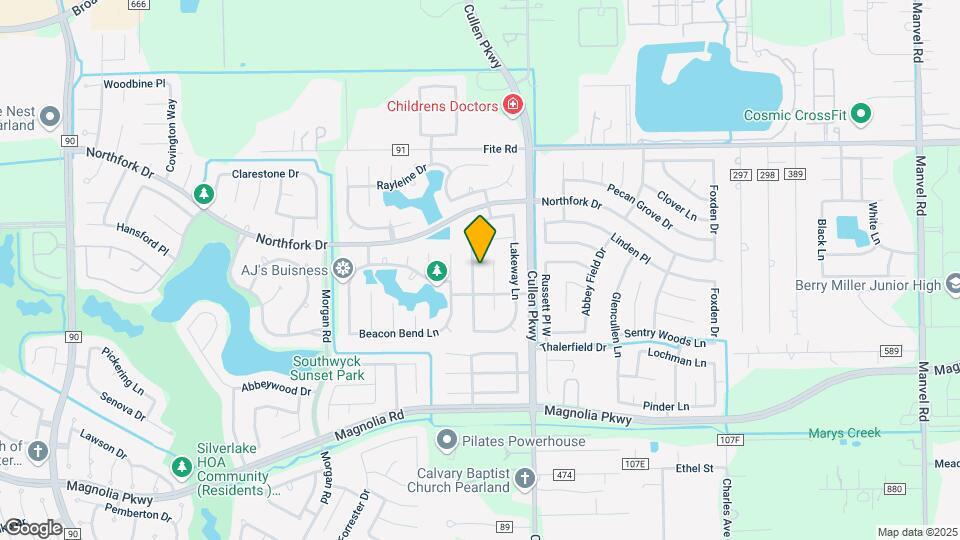 3313 Pebble Beach Ln Map and Location Details