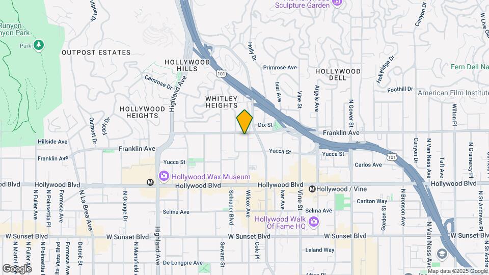 1835 Wilcox Ave Mapa y Detalles de la Ubicación
