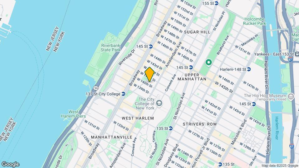 507 W 140th St Mapa y Detalles de la Ubicación