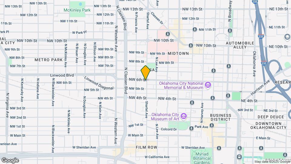 825 NW 6th St Map and Location Details