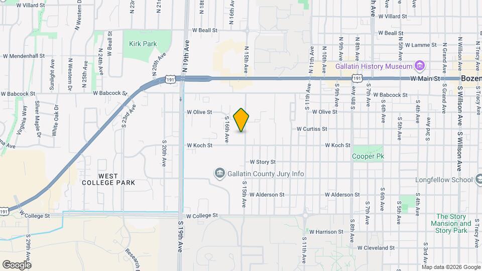 311 S 15th Ave Map and Location Details
