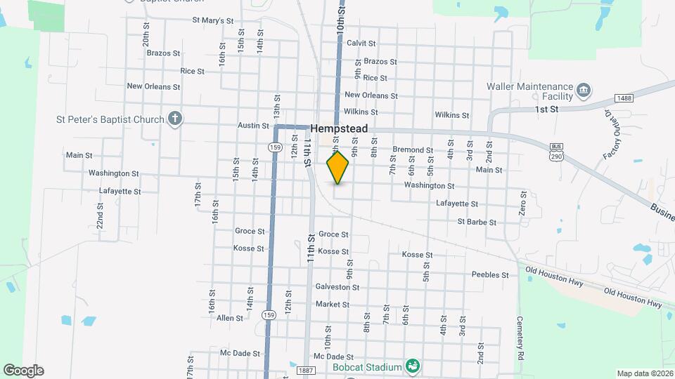 1126 10th St Map and Location Details