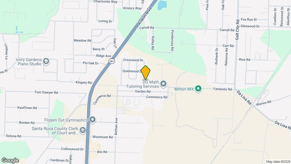 4347 Crosswind Dr Map and Location Details