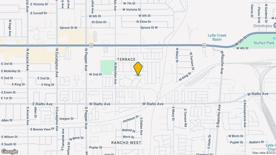 Foothill Villas Map and Location Details