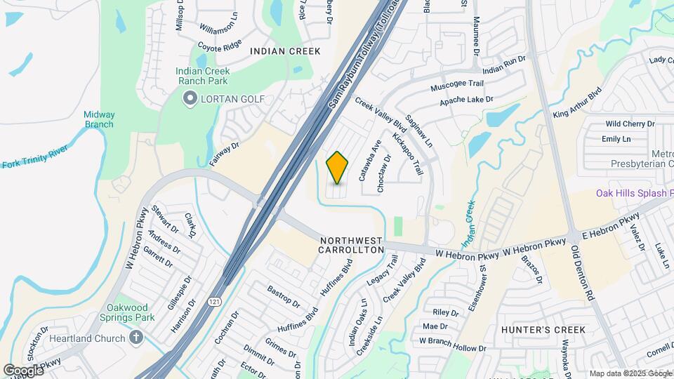 4120 Comanche Dr Map and Location Details