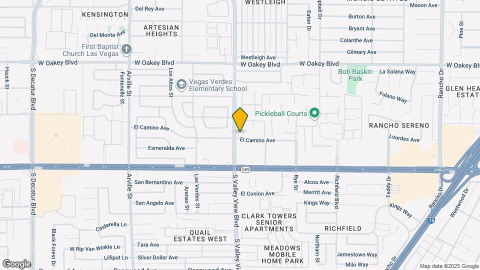 2301 S Valley View Blvd Mapa y Detalles de la Ubicación