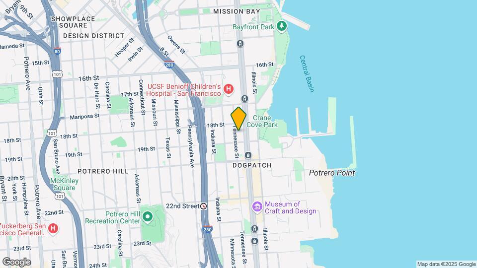755 Tennessee St Map and Location Details