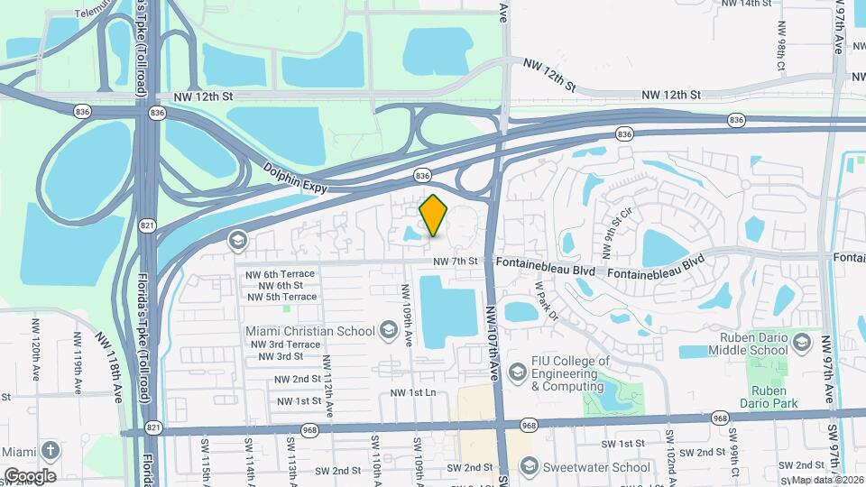 10813 NW 7th St Map and Location Details