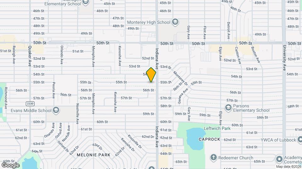 3405 55th St Map and Location Details