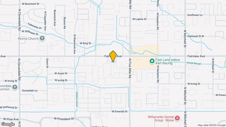 1487 N Pineview Ln Map and Location Details