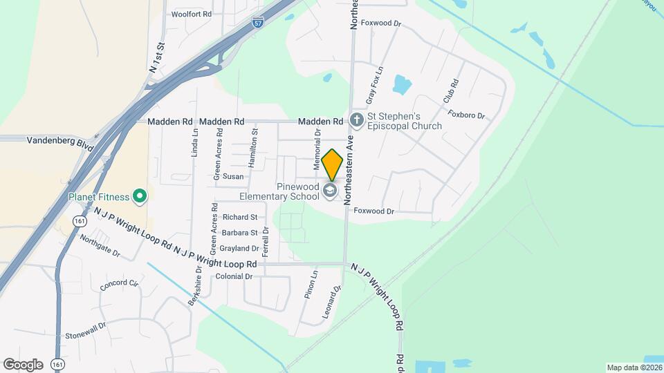 1515 Pine Dr Map and Location Details