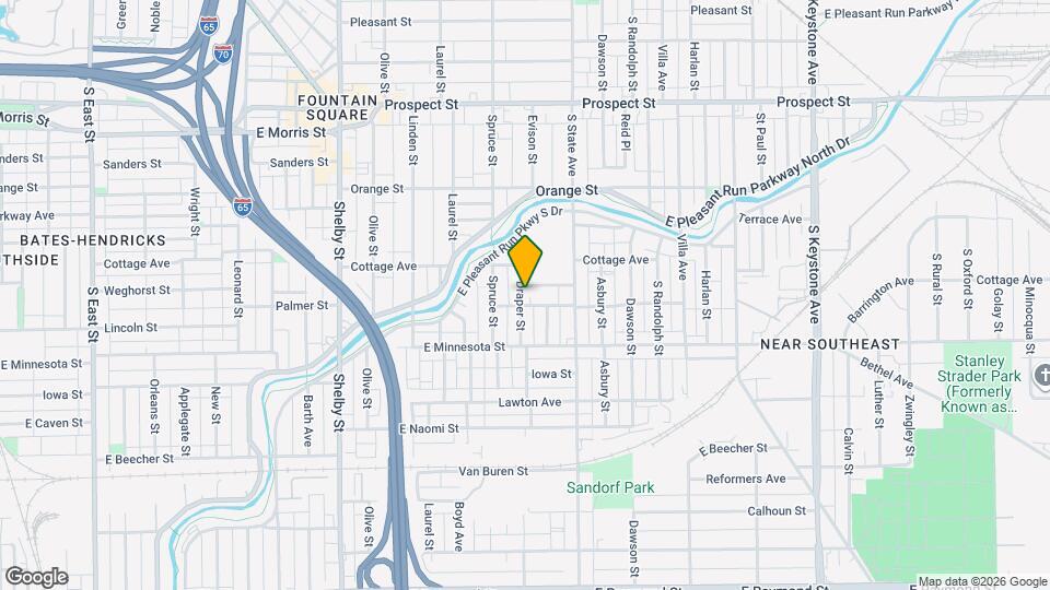 1535 Draper St Map and Location Details