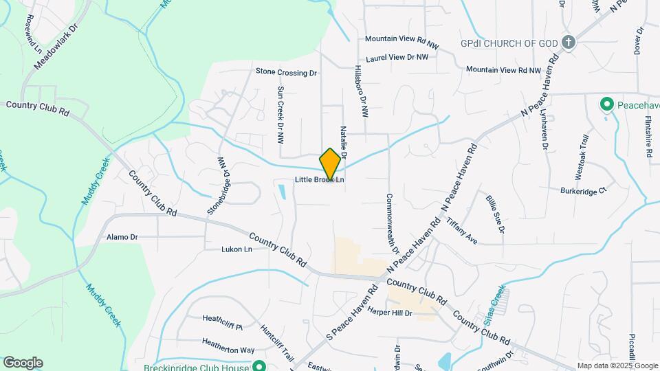 5148 Little Brook Ln Map and Location Details