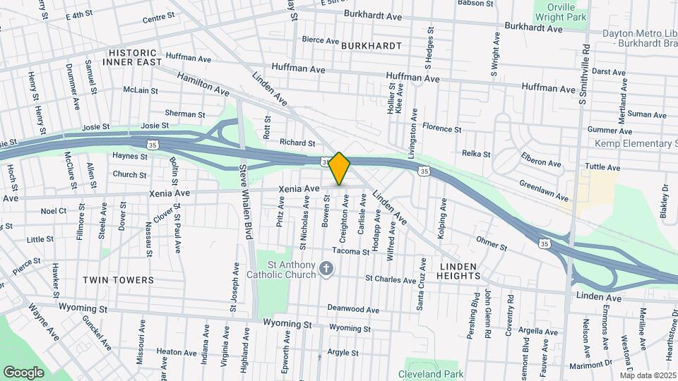 1618 Xenia Ave, Unit 1618 Xenia Ave - Upper Map and Location Details