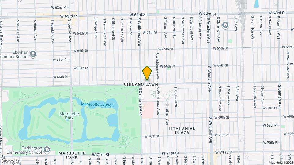 6656 S Fairfield Ave, Unit Unit 1 Mapa y Detalles de la Ubicación