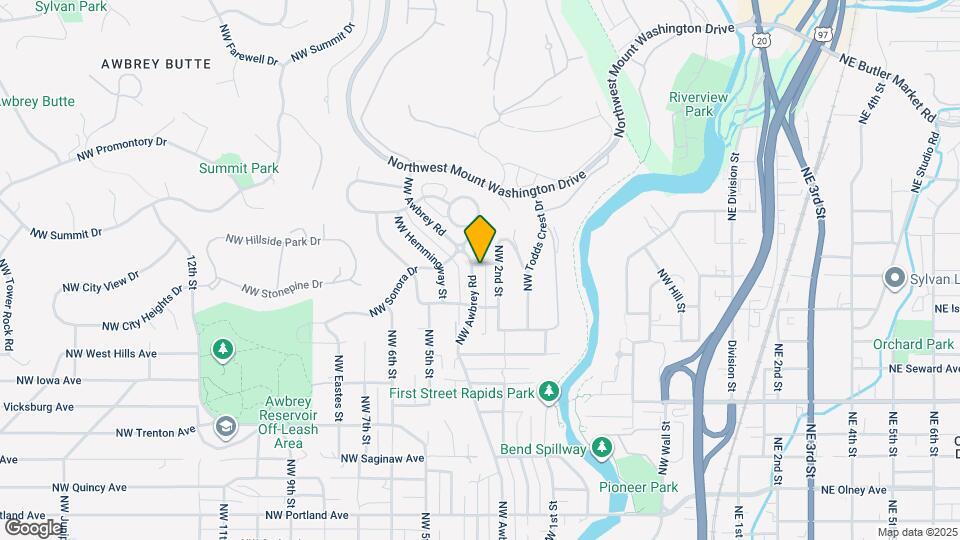 2448 NW Awbrey Rd Map and Location Details