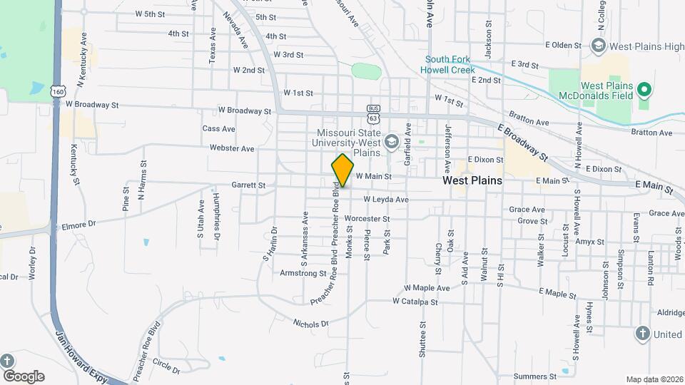 120 Preacher Roe Blvd Map and Location Details