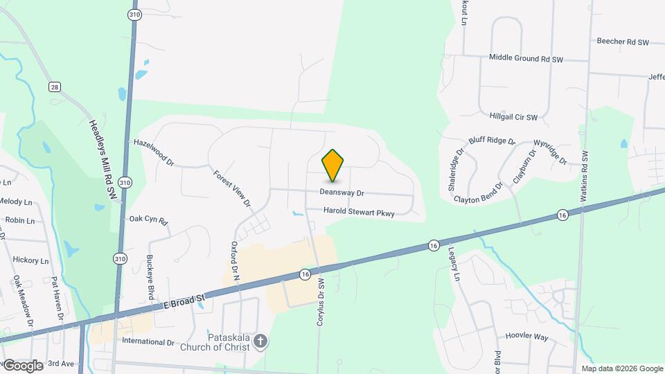 1139 Deansway Dr Mapa y Detalles de la Ubicación