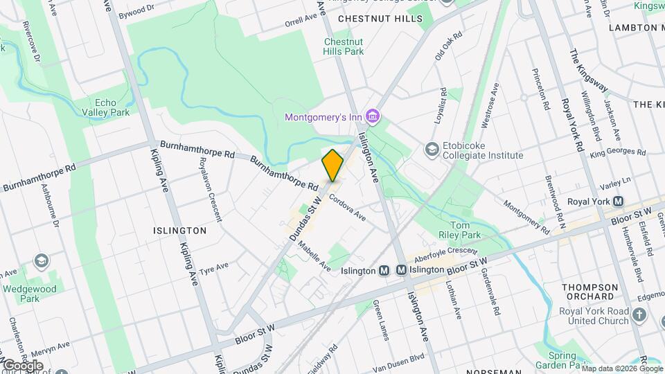 25 Cordova Ave Map and Location Details