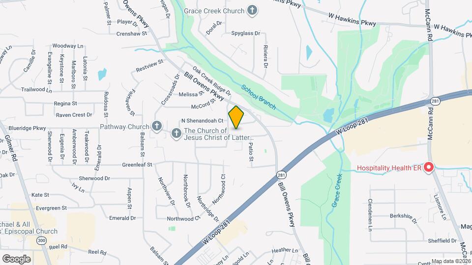 1905 Blueridge Pkwy Map and Location Details