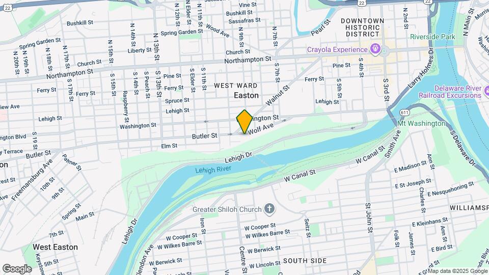 910 Butler St Map and Location Details