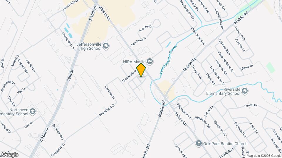 2057 Hoosier Way Mapa y Detalles de la Ubicación