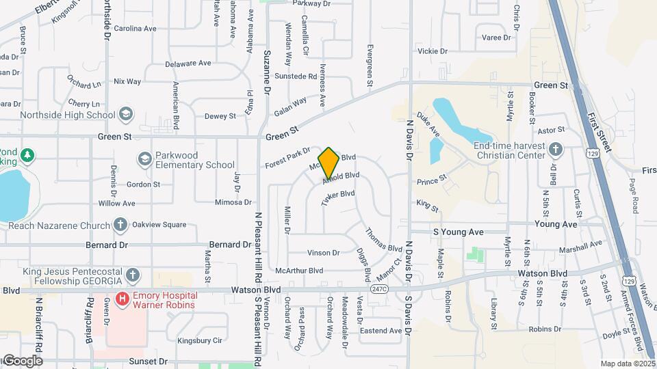 212 Arnold Blvd Map and Location Details